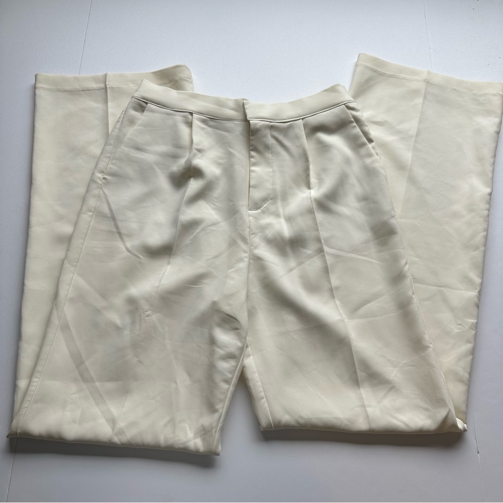 Love Tree Elegant Cream Trousers